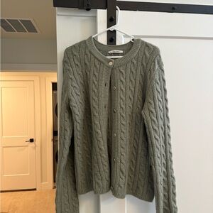 Abercrombie & Fitch Cable Knit Cardigan